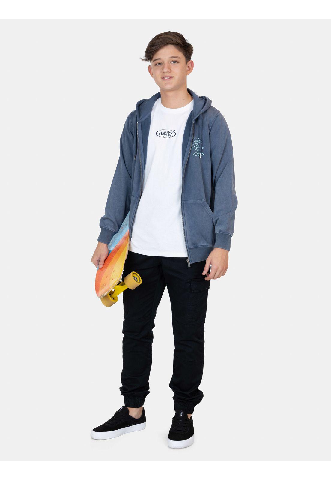 Poleron FZ Deepsea Azul Infantil Rip Curl-3