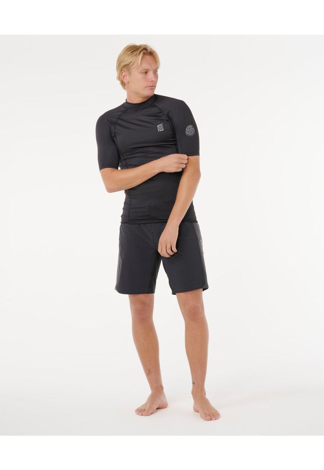 Polera UVP Oceanwake Negro Hombre Rip Curl-2