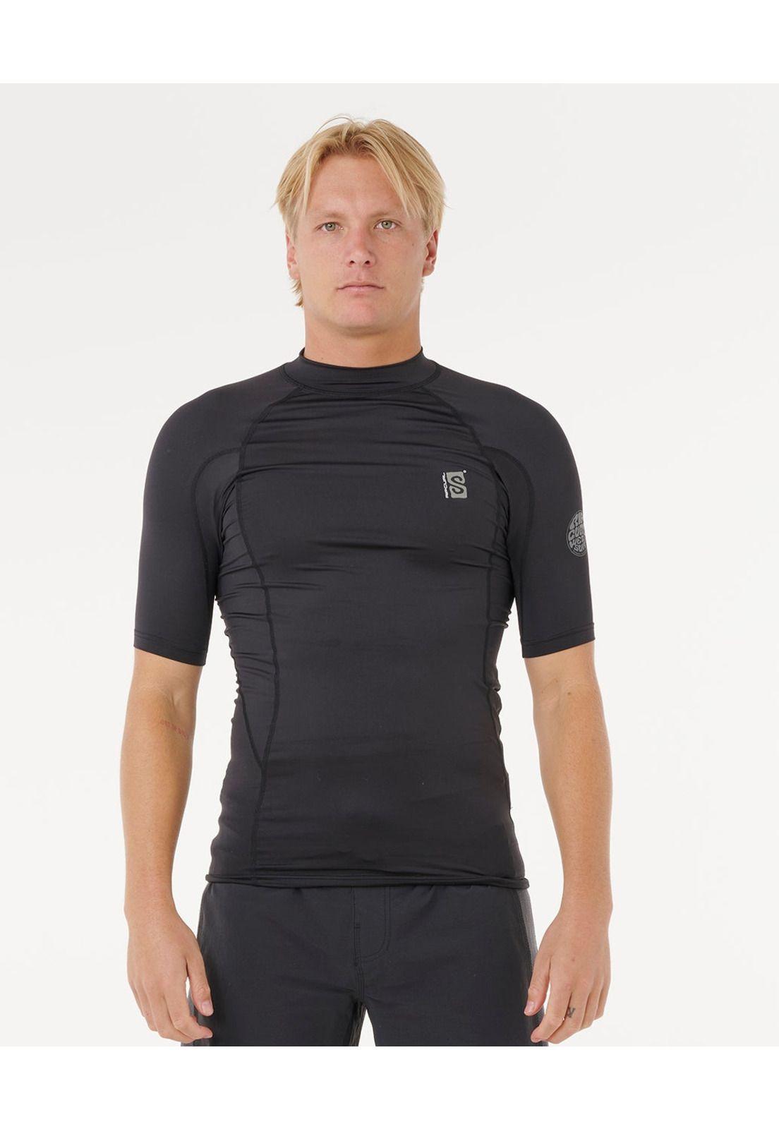 Polera UVP Oceanwake Negro Hombre Rip Curl-0
