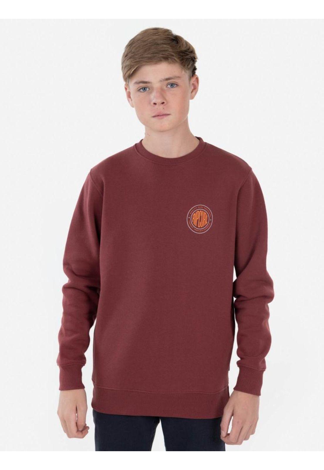 Poleron RIP CLASSIC Juvenil Rojo Oscuro Rip Curl-0