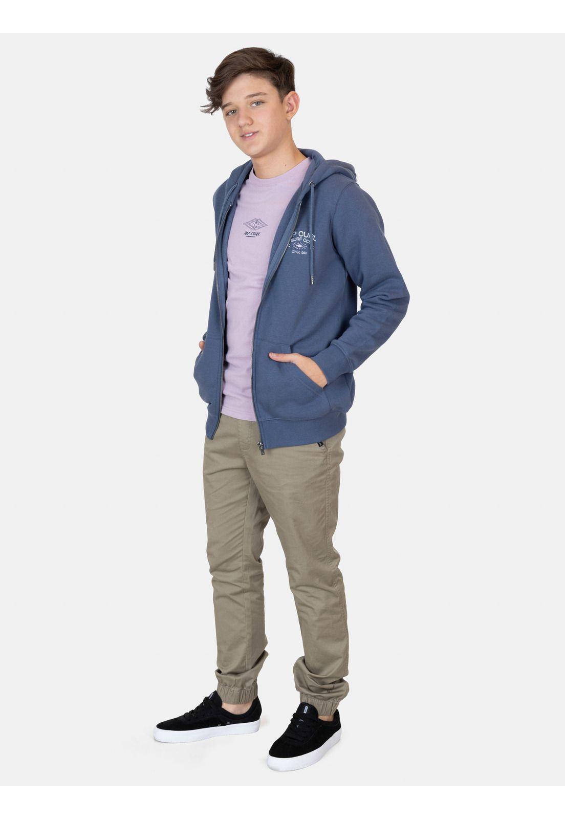 Poleron FZ Suntrail Azul Infantil Rip Curl-3