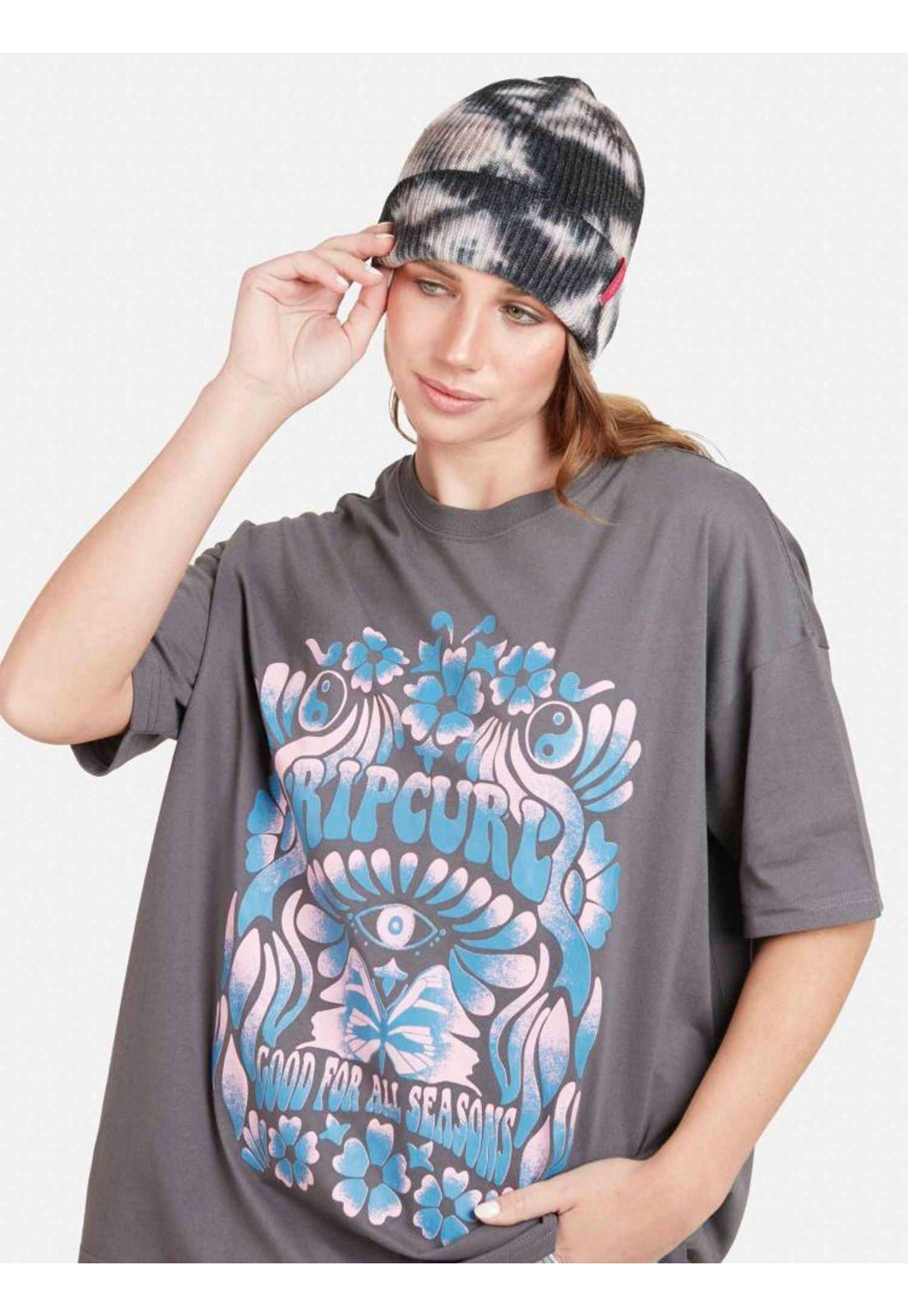 Polera GOOD FOR ALL SEASONS Mujer Gris Oscuro Rip Curl-4