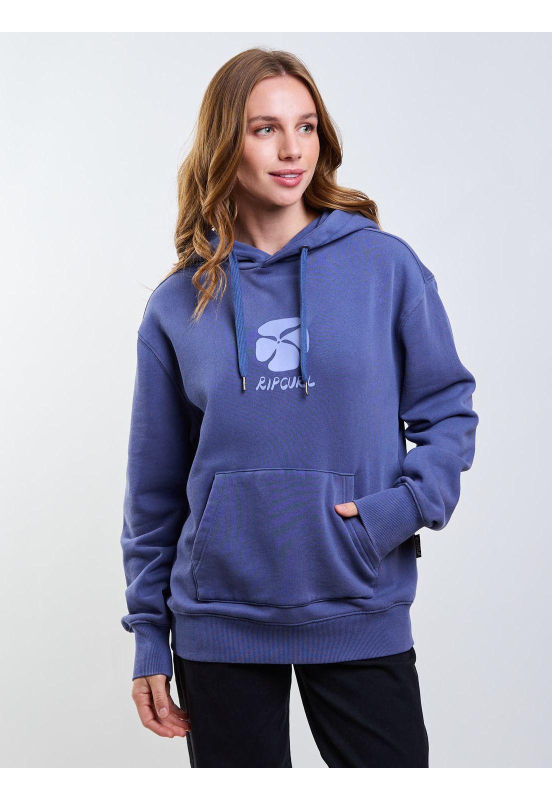 Poleron Canguro Eclipse Azul Mujer Rip Curl-0