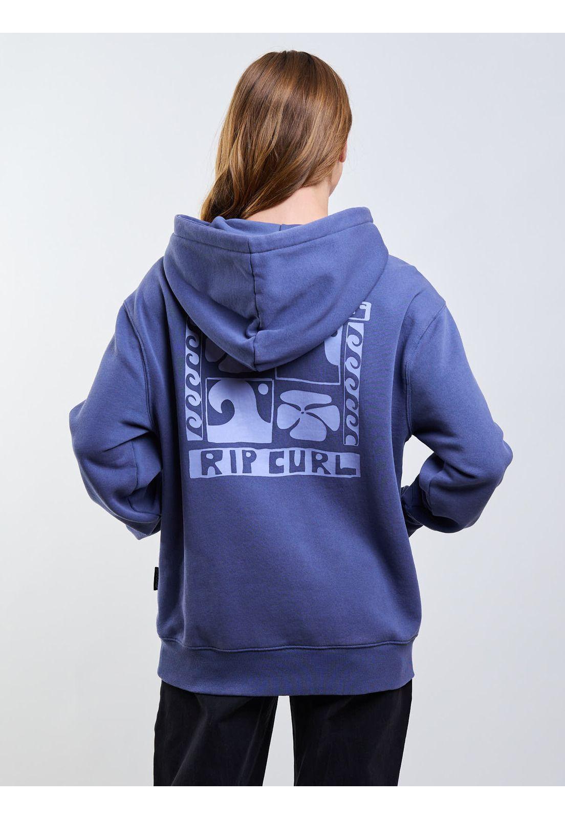 Poleron Canguro Eclipse Azul Mujer Rip Curl-1