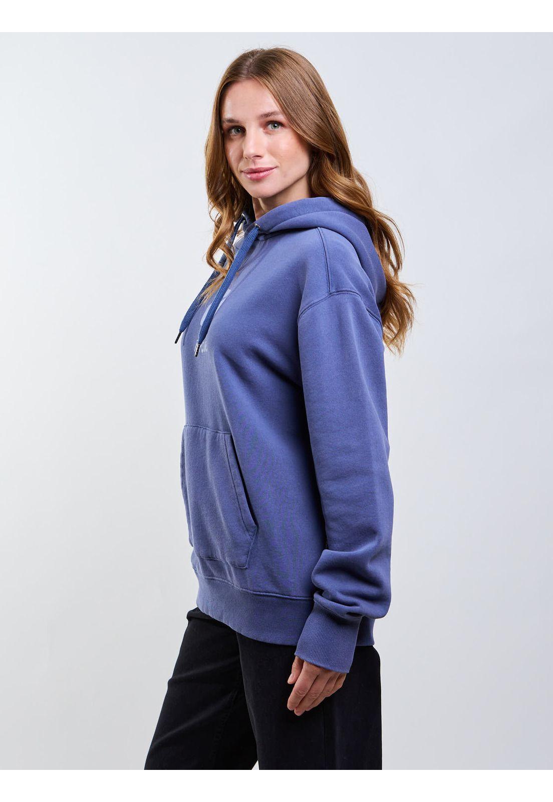 Poleron Canguro Eclipse Azul Mujer Rip Curl-2