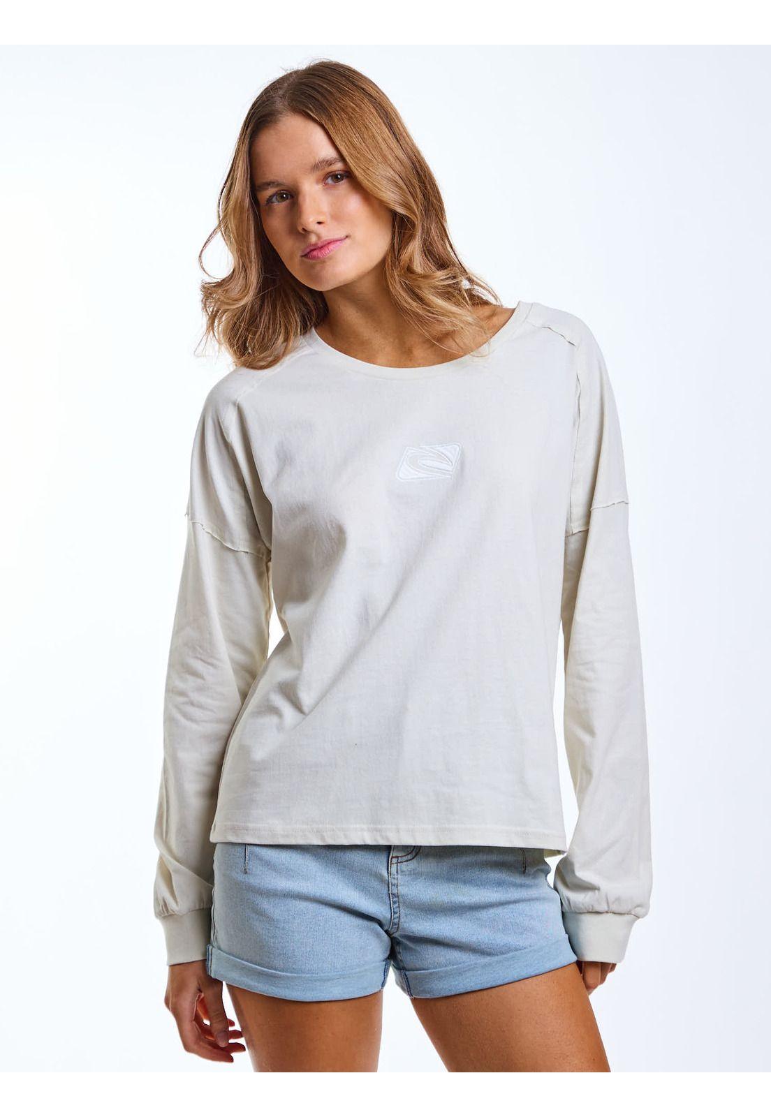 Polera ML Sorae Beige Mujer Rip Curl-6