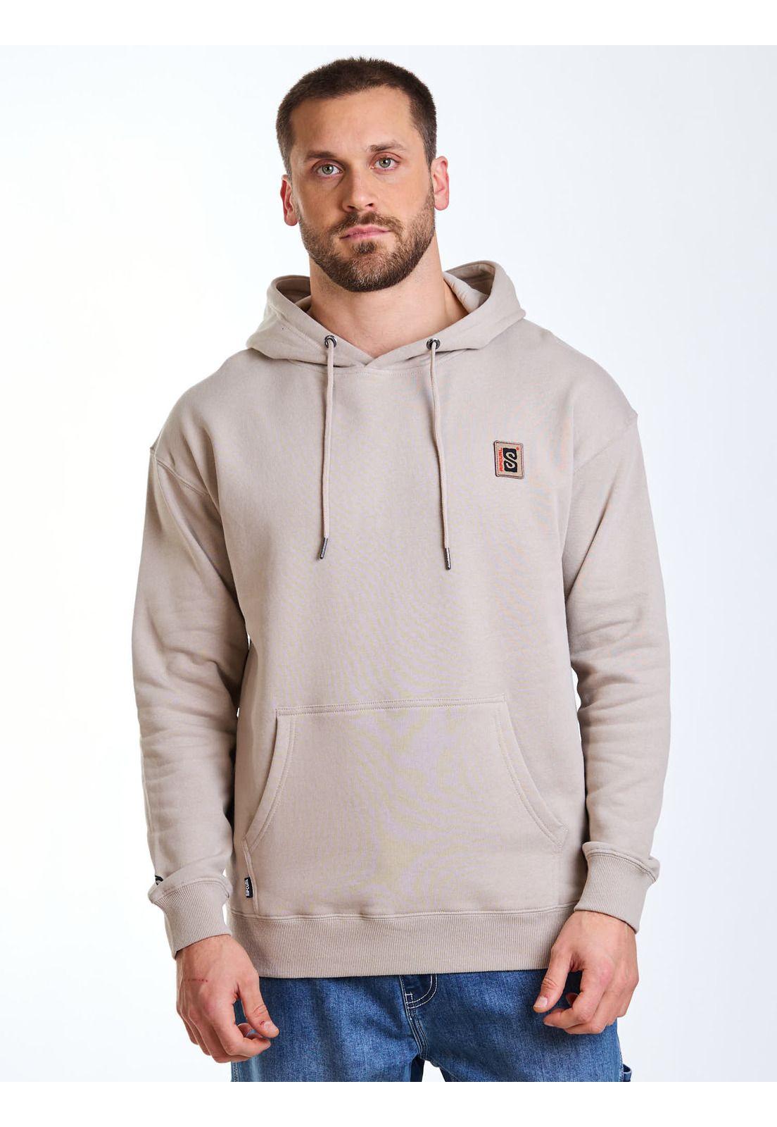 Poleron Canguro Raw Beige Hombre Rip Curl-1