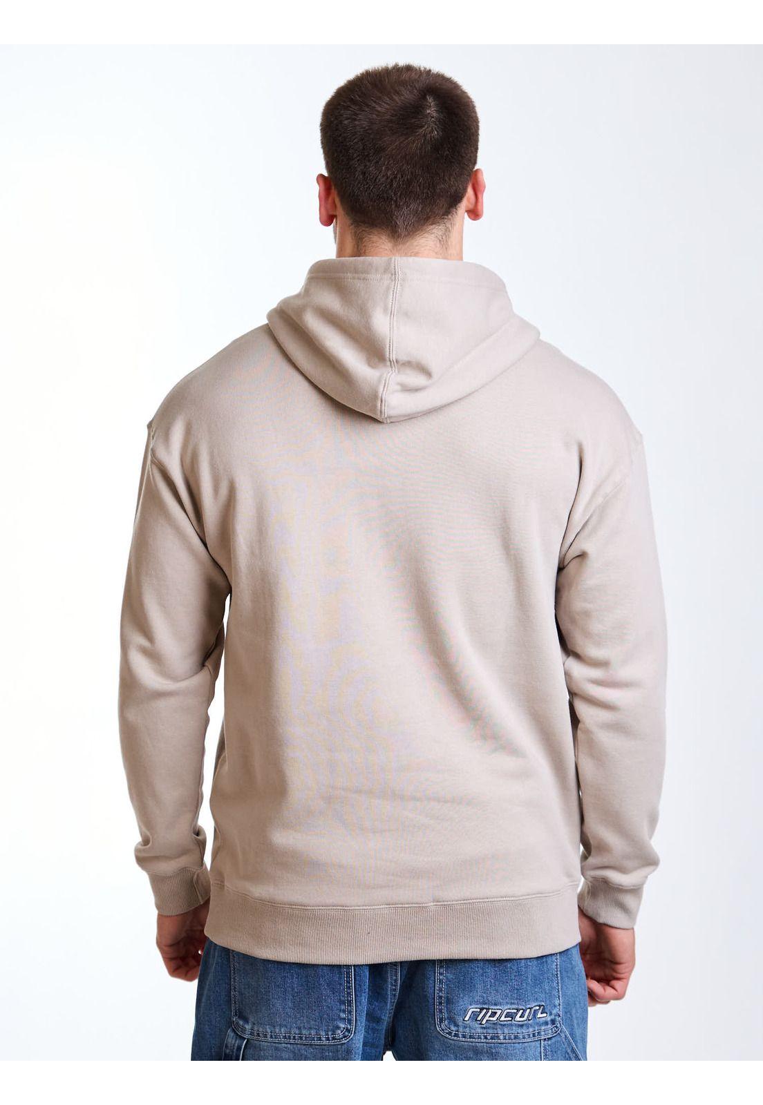 Poleron Canguro Raw Beige Hombre Rip Curl-2