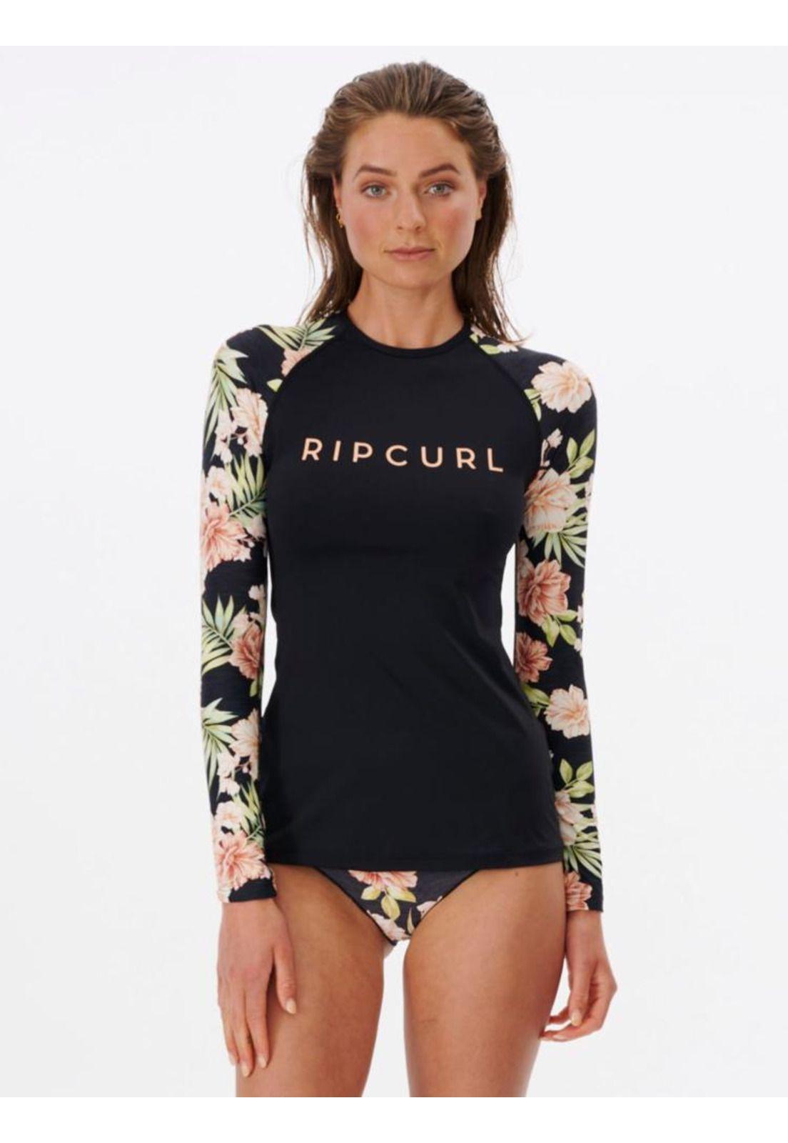 Polera SOL SEEKER RELAXED LONG SLEEVE Mujer Negro Rip Curl-0