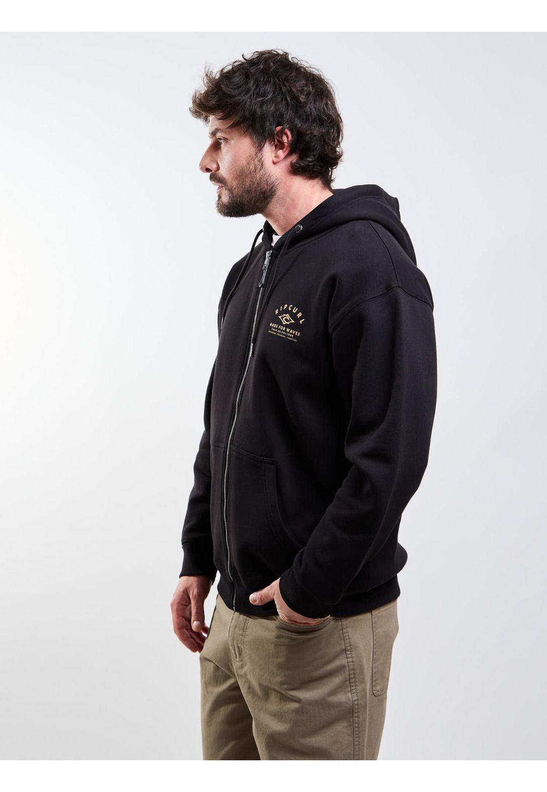 Poleron FZ Torque Negro Hombre Rip Curl-2