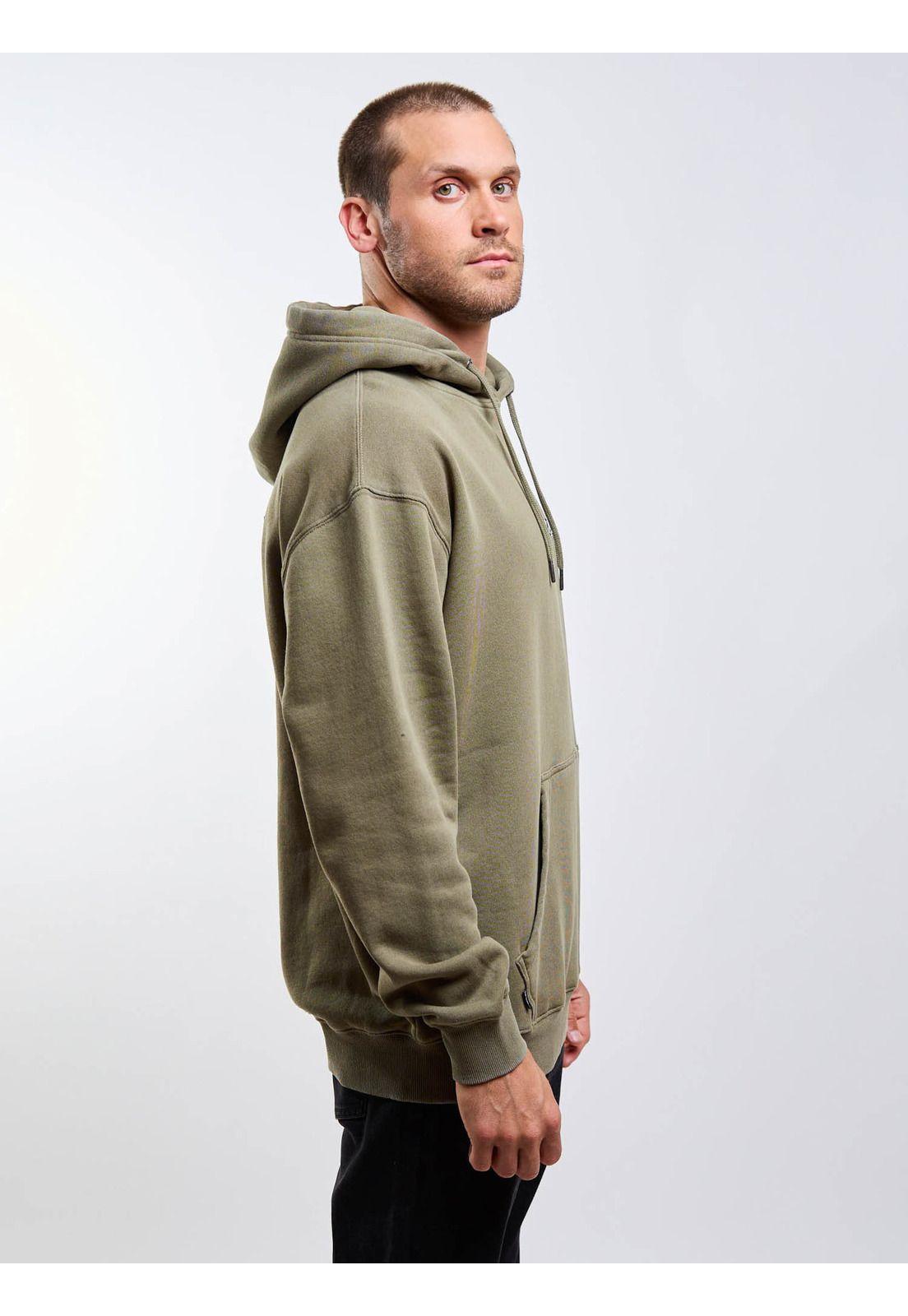 Poleron Canguro Mapu Verde Hombre Rip Curl-2