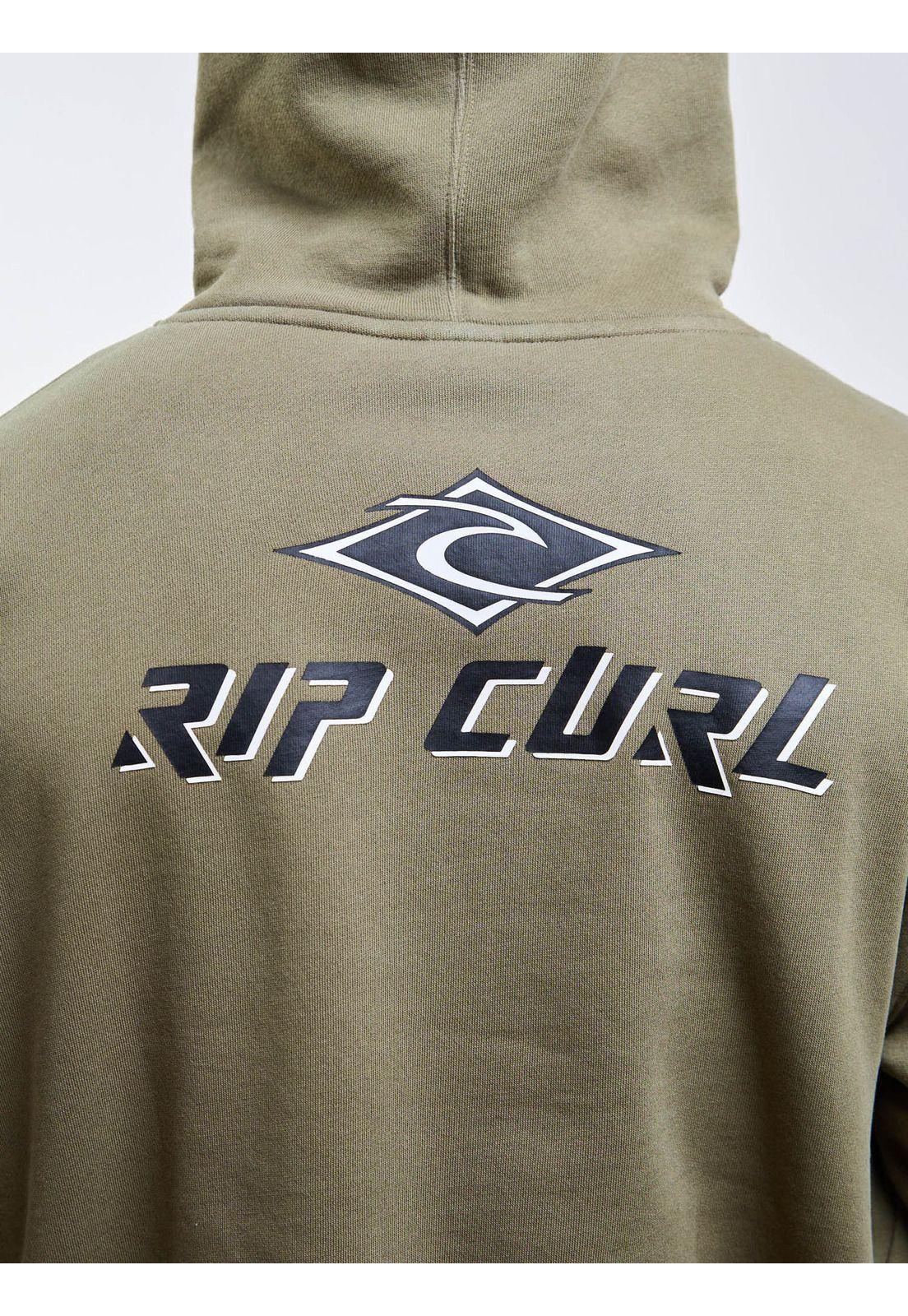 Poleron Canguro Mapu Verde Hombre Rip Curl-3