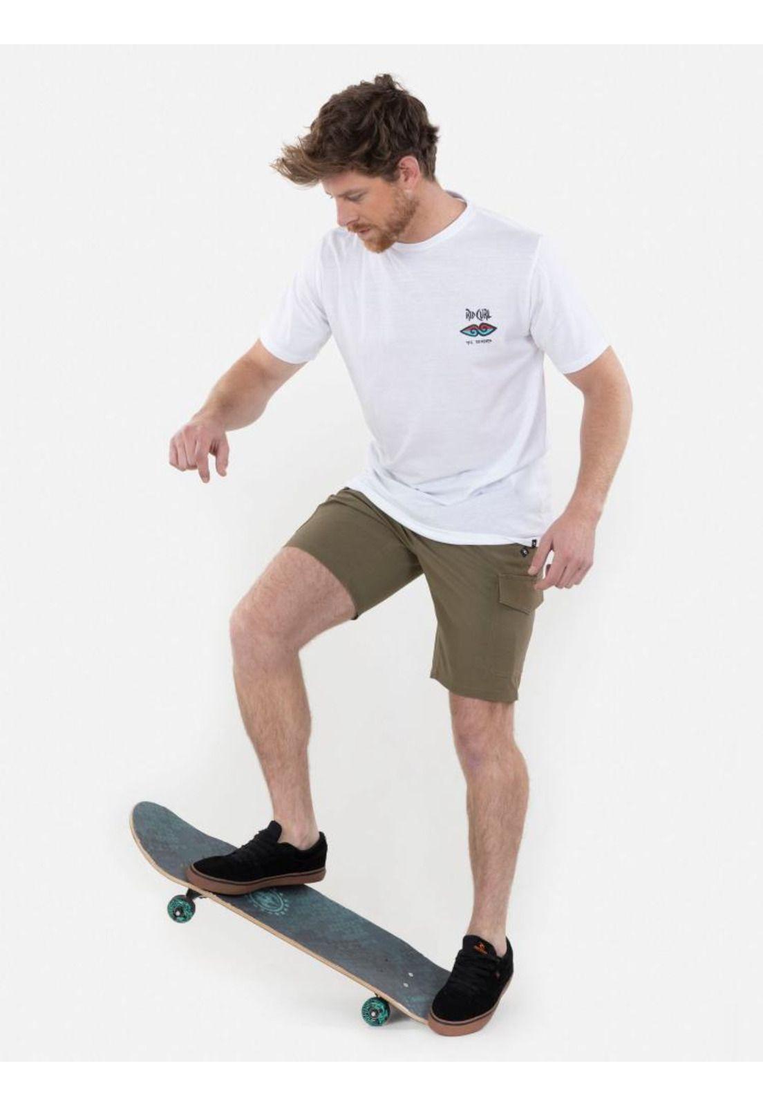 Polera The search rc SS TEE Hombre Blanco Rip Curl-4