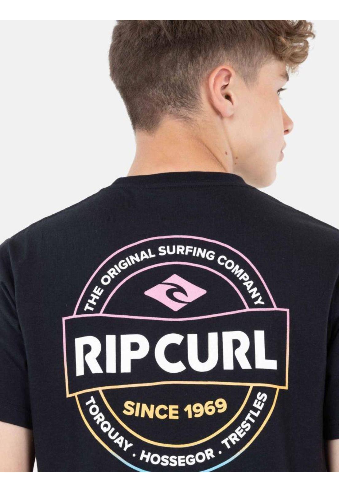 Polera Tosc Ss Tee Negro Infantil Rip Curl-2