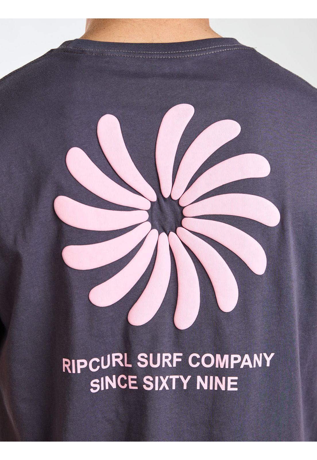 Polera MC Horizon Gris Hombre Rip Curl-3