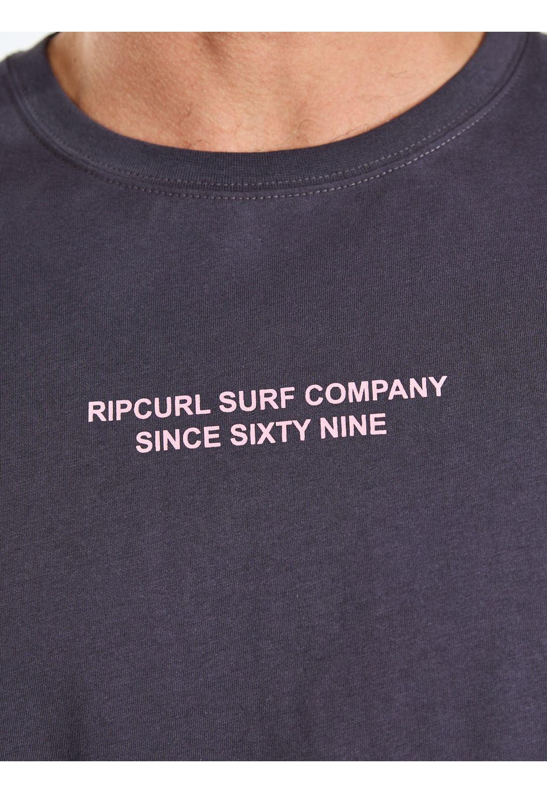 Polera MC Horizon Gris Hombre Rip Curl-5