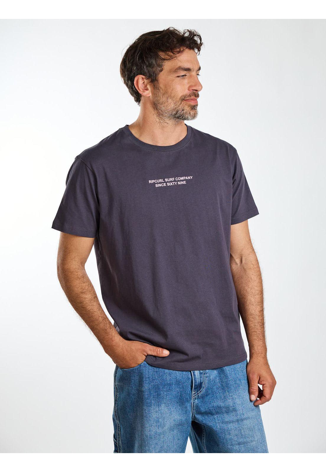 Polera MC Horizon Gris Hombre Rip Curl-6