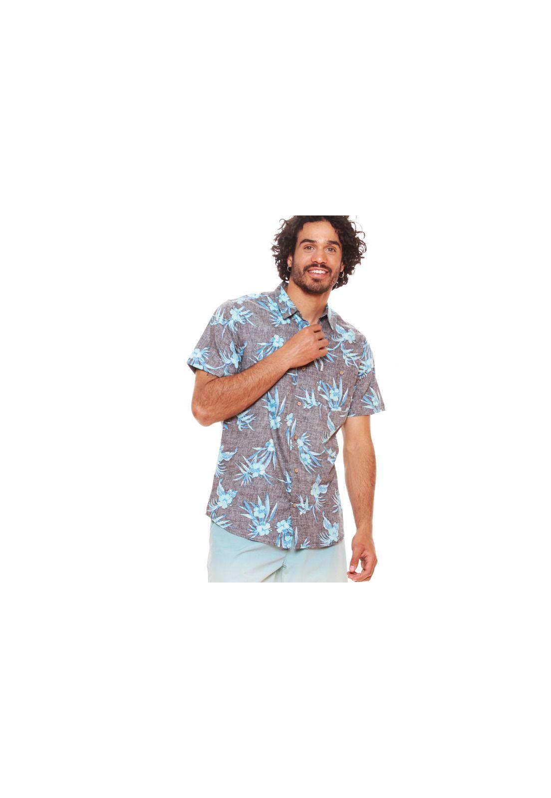 Camisa MC 6C107-MV20 Gris Hombre Rip Curl-0