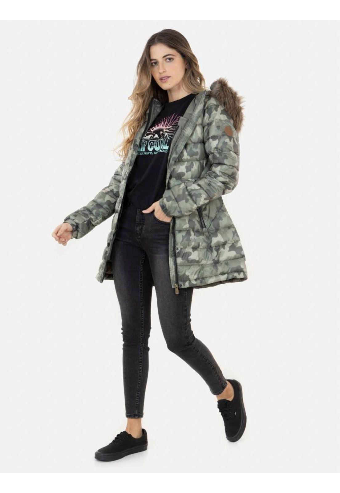 Parka Long Army Eskimo Femenino Multicolor Rip Curl-5