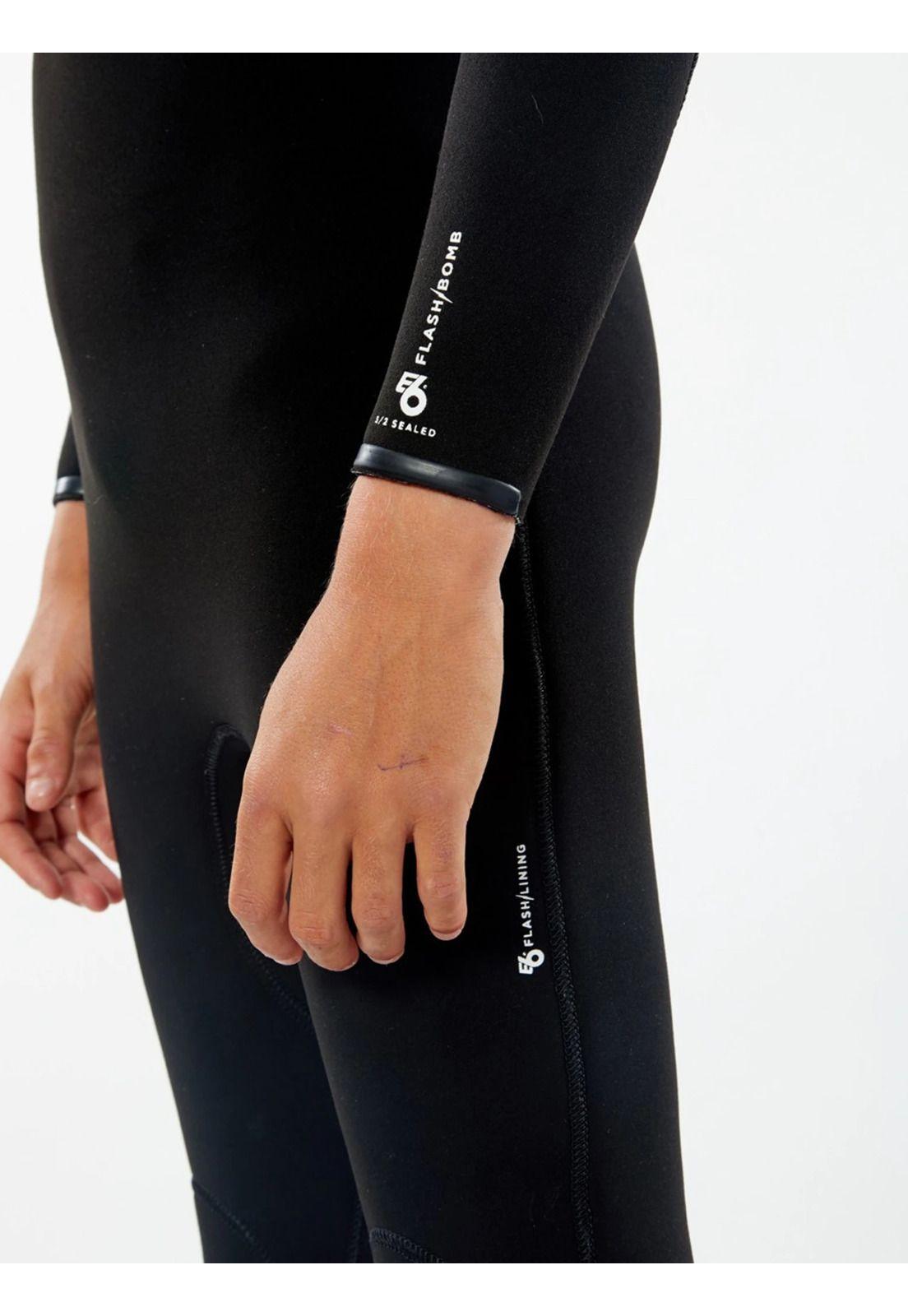 Traje Agua Juvenil FBOMB 4/3GB Z/FREE STM Negro Rip Curl-4