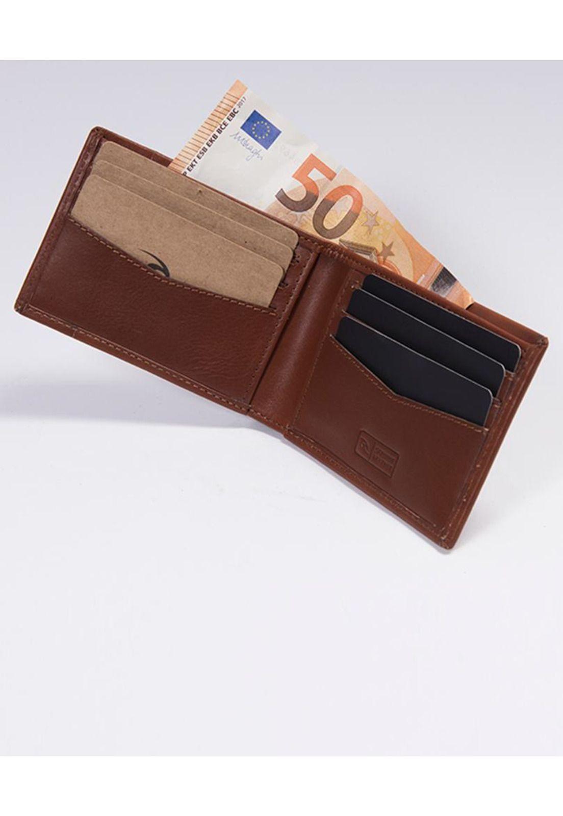 Billetera COVERT RFID SLIM Hombre Café Rip Curl-2