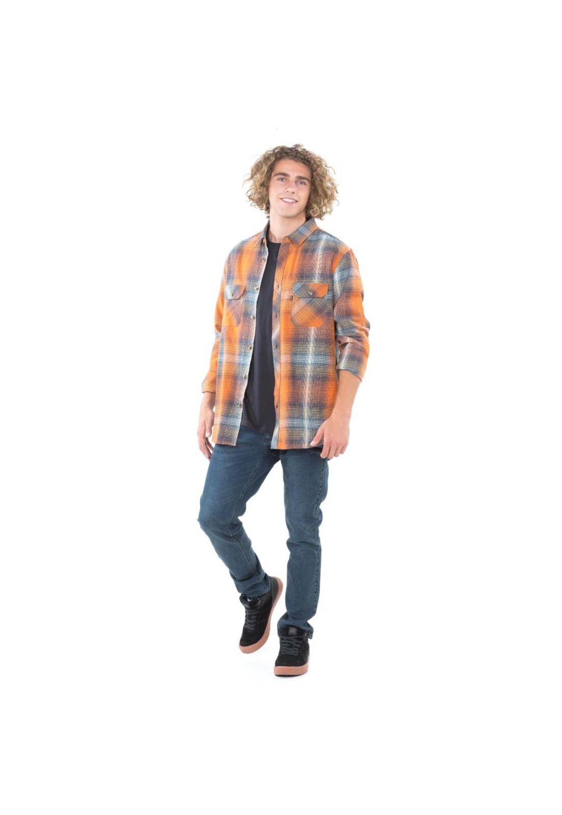 Camisa Hombre Naranja 6C134-MI20 Rip Curl-3