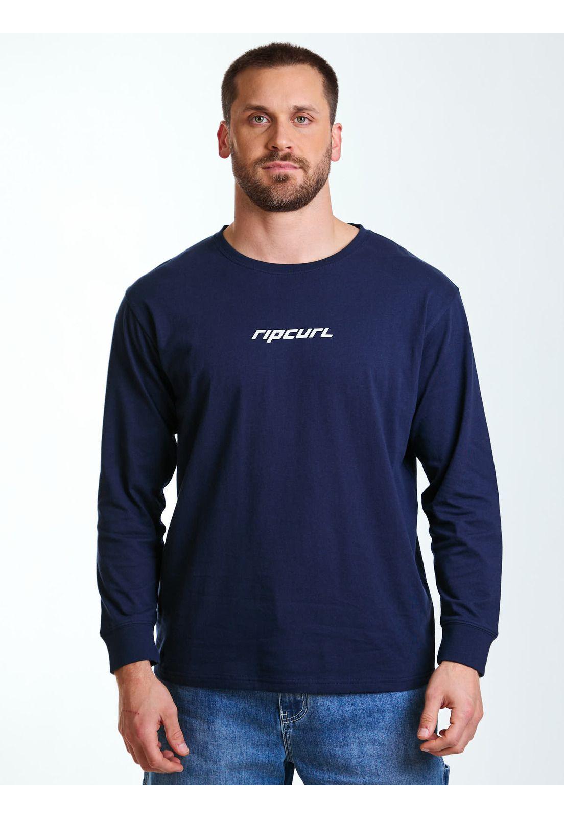 Polera ML Unbound Azul Marino Hombre Rip Curl-1