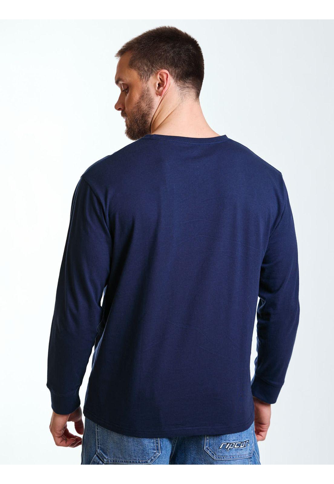 Polera ML Unbound Azul Marino Hombre Rip Curl-2