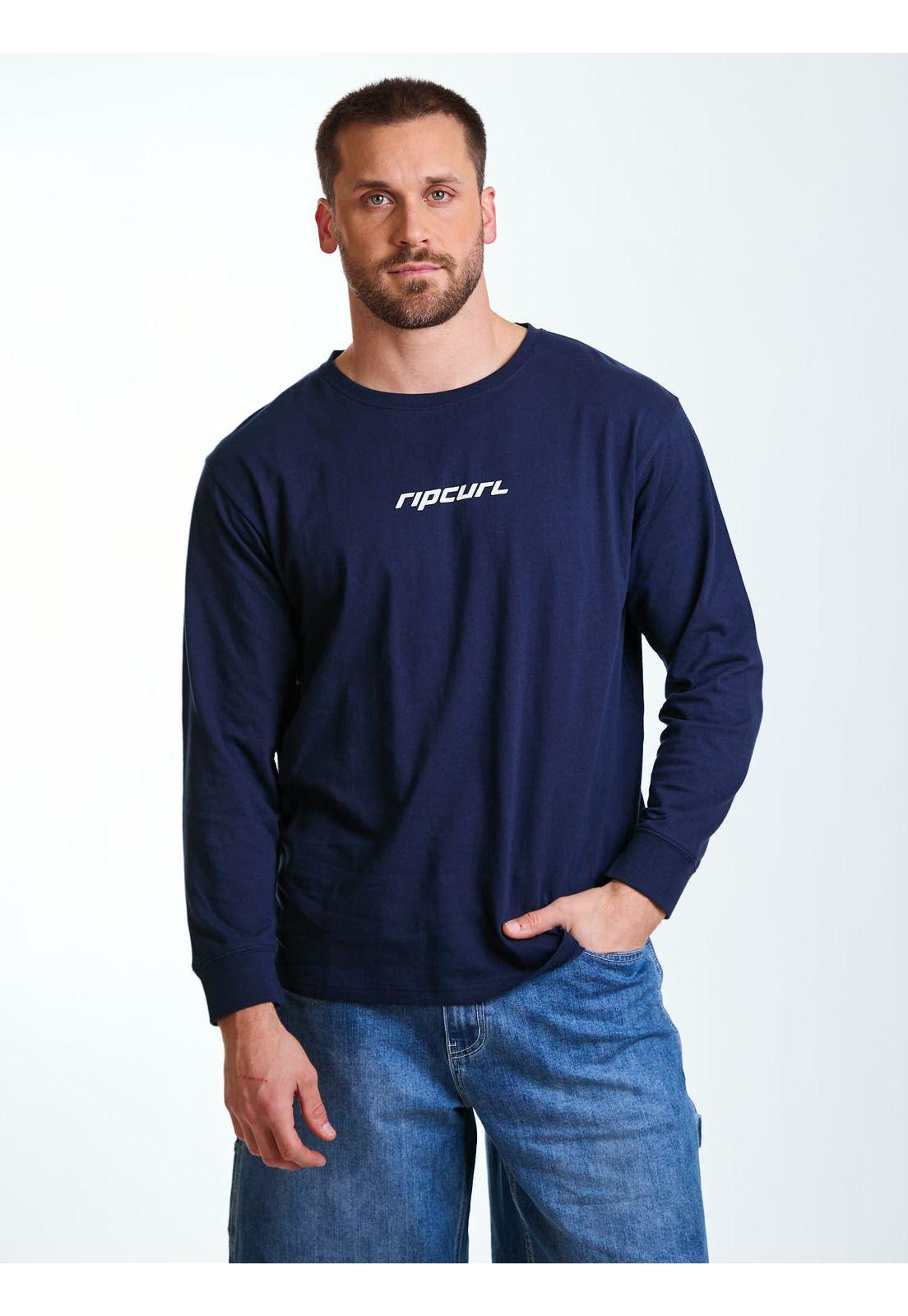 Polera ML Unbound Azul Marino Hombre Rip Curl-6