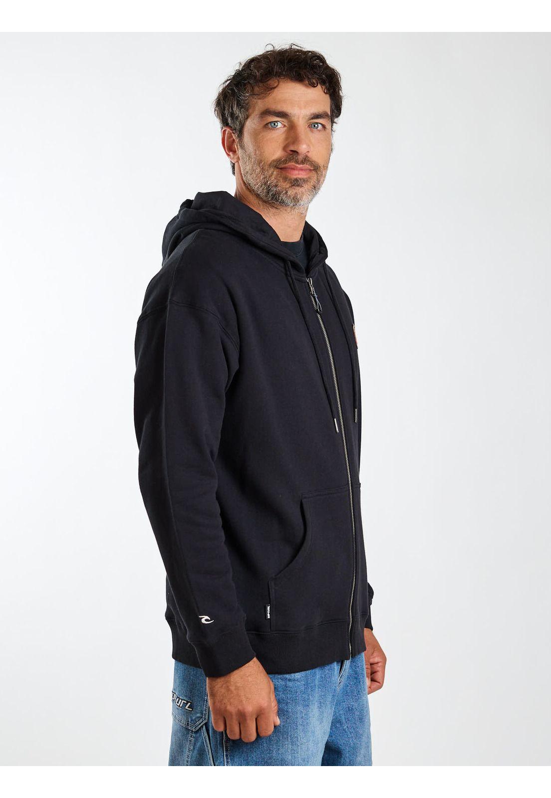 Poleron FZ Sunlit Negro Hombre Rip Curl-3