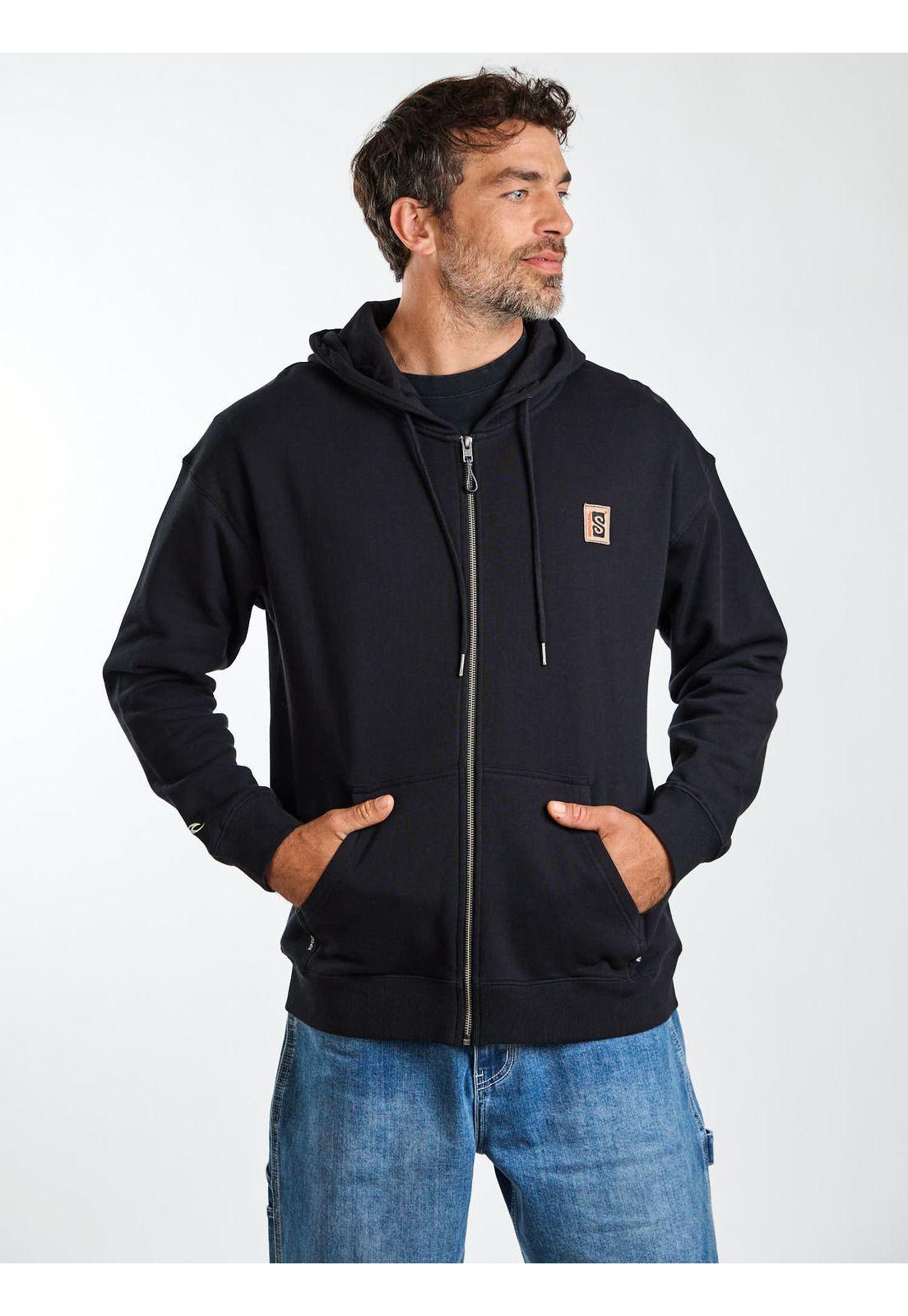 Poleron FZ Sunlit Negro Hombre Rip Curl-6