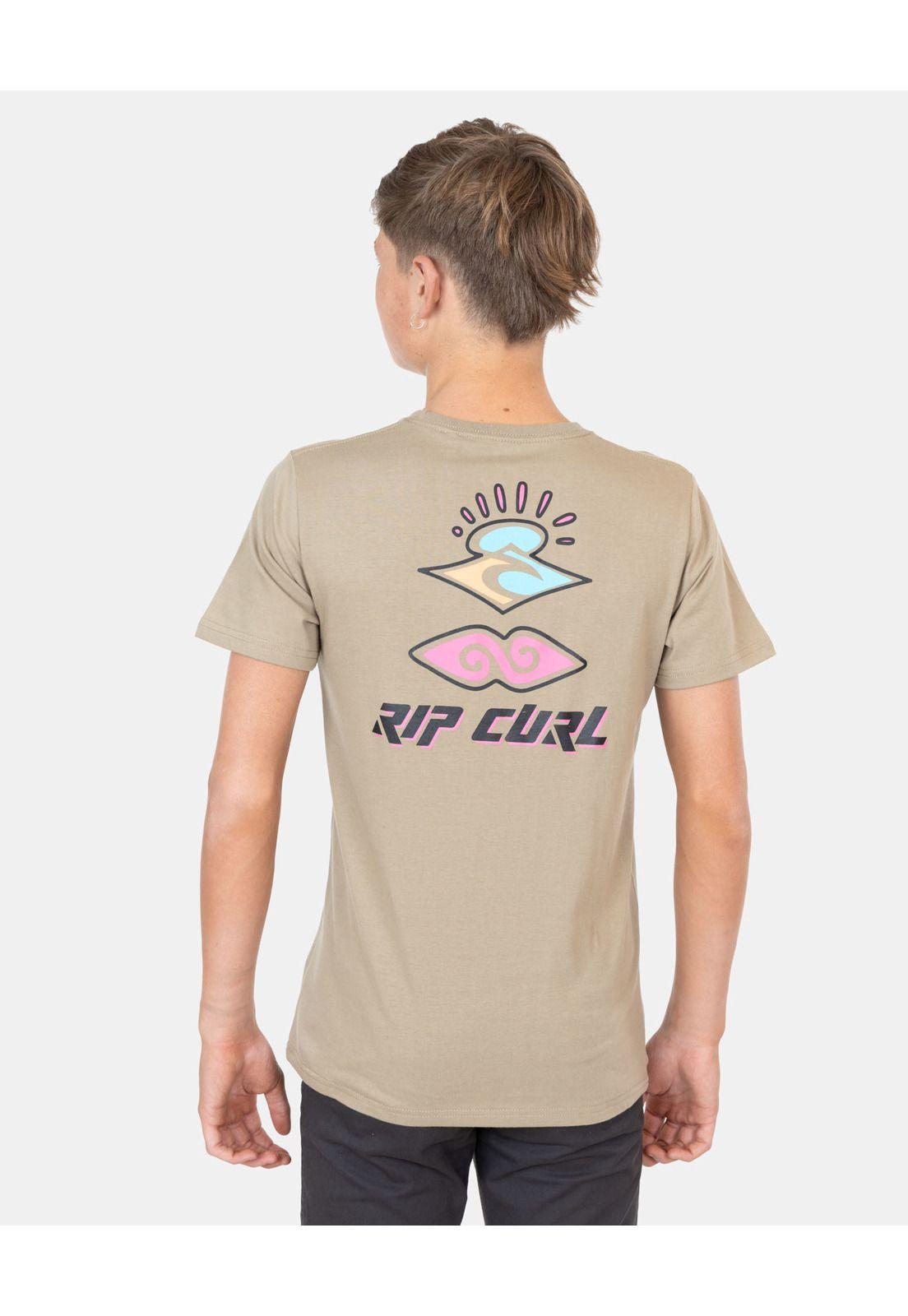 Polera M/C Alma tropical Cafe Infantil Rip Curl-1