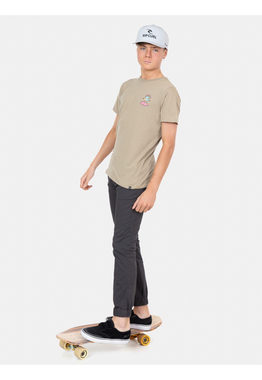 Polera M/C Alma tropical Cafe Infantil Rip Curl-3