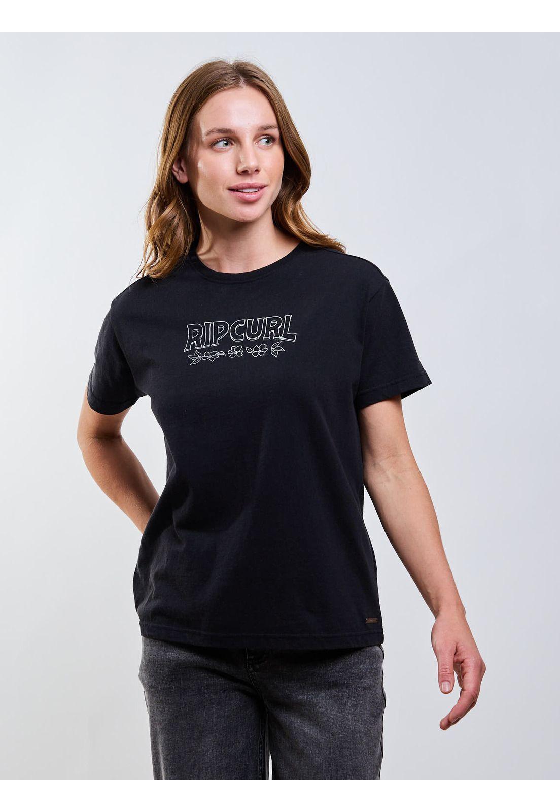 Polera MC Surfing Negro Mujer Rip Curl-4