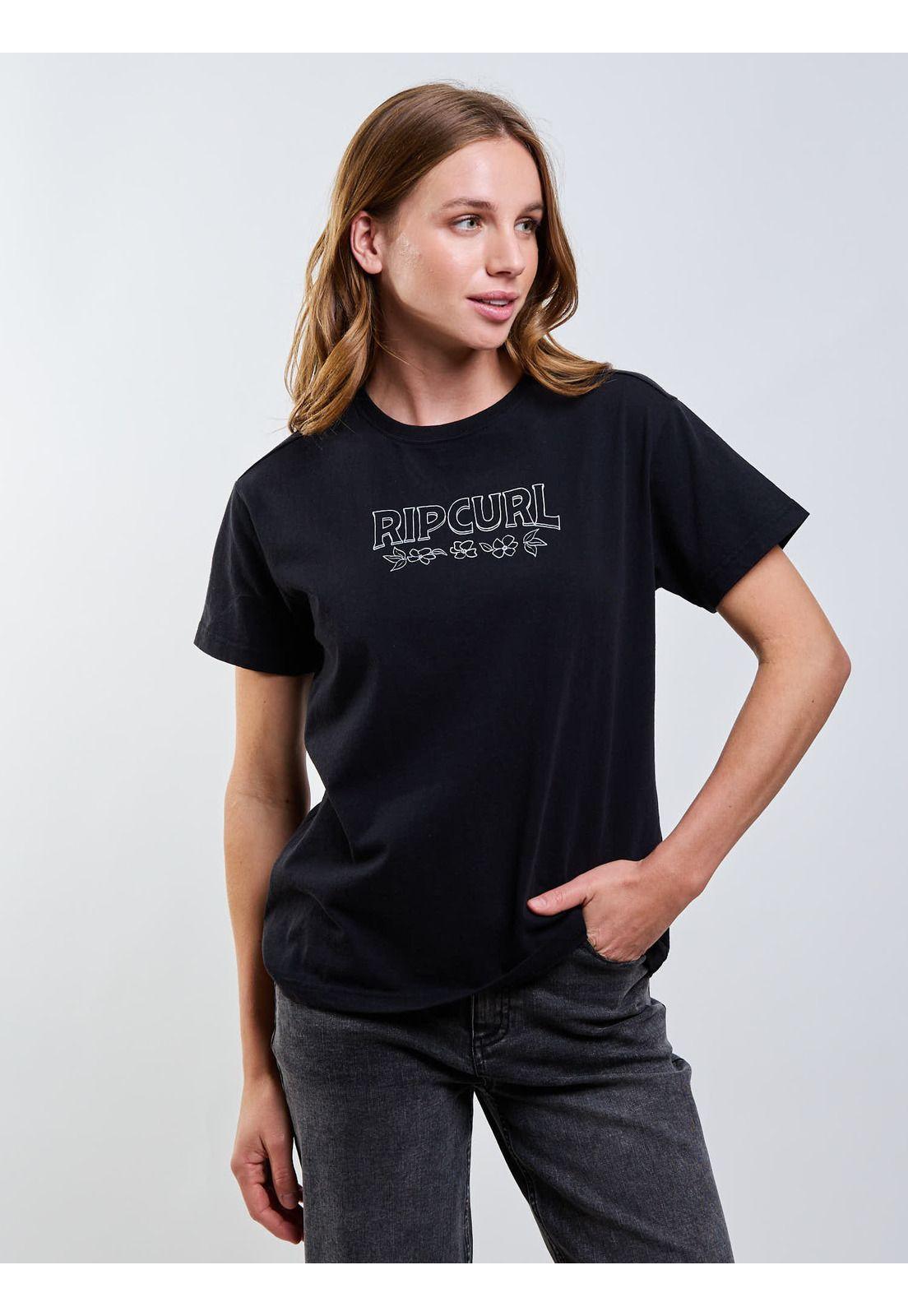Polera MC Surfing Negro Mujer Rip Curl-5