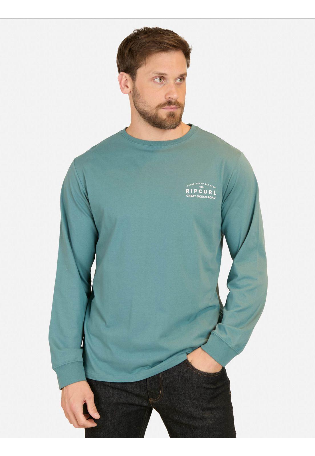 Polera ML RC GOR Azul Hombre Rip Curl-0