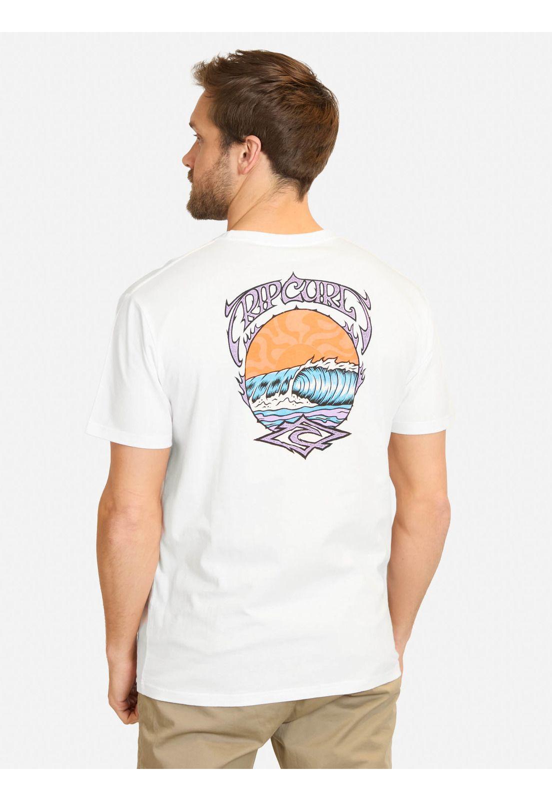 Polera MC Search Hazey Days Blanco Hombre Rip Curl-1