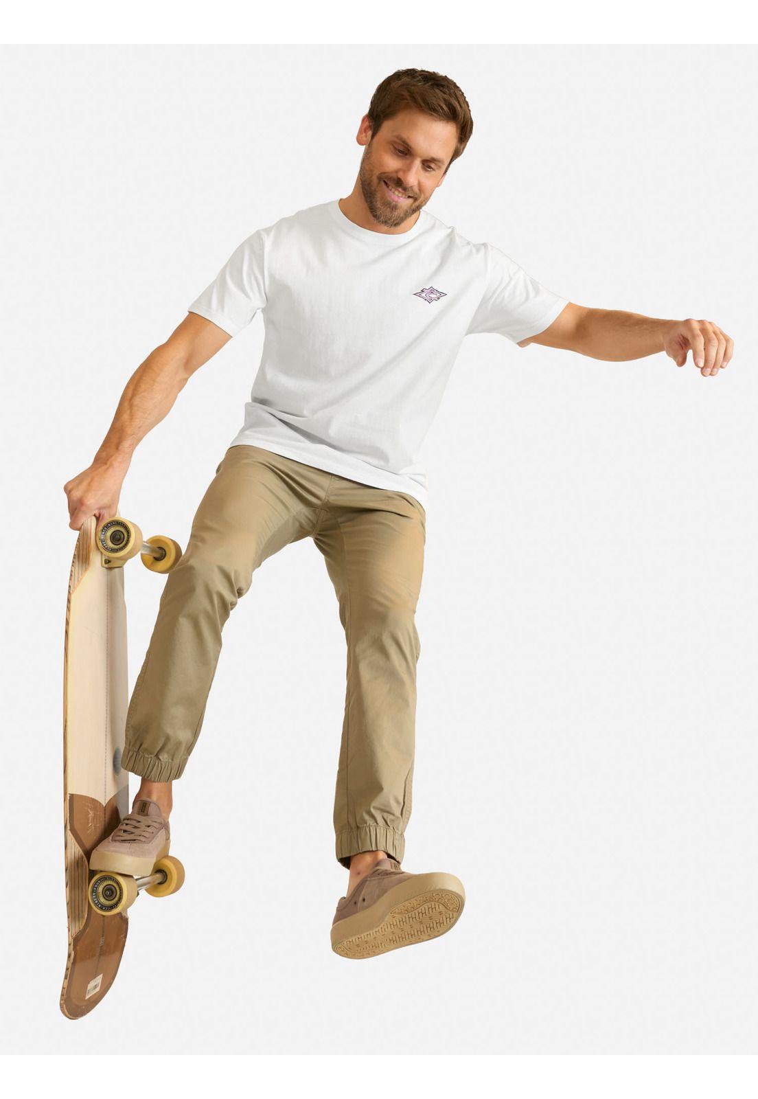 Polera MC Search Hazey Days Blanco Hombre Rip Curl-3