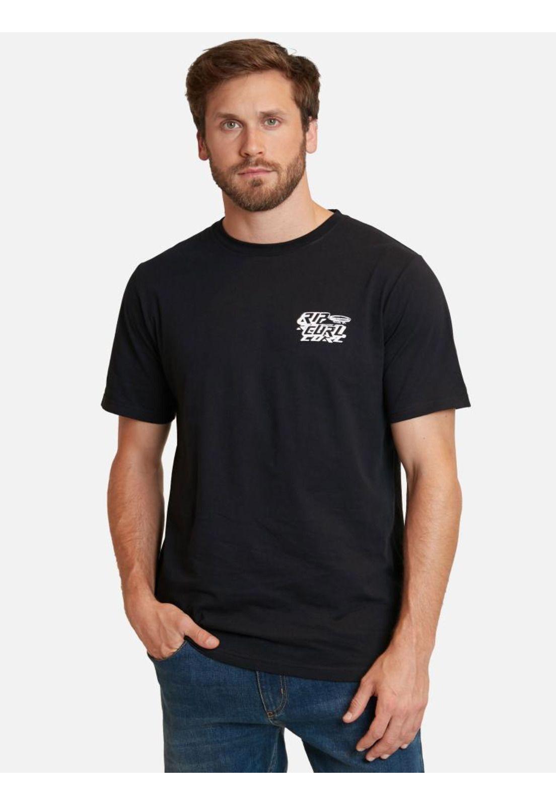 Polera Made For The Search Negro Hombre Rip Curl-0