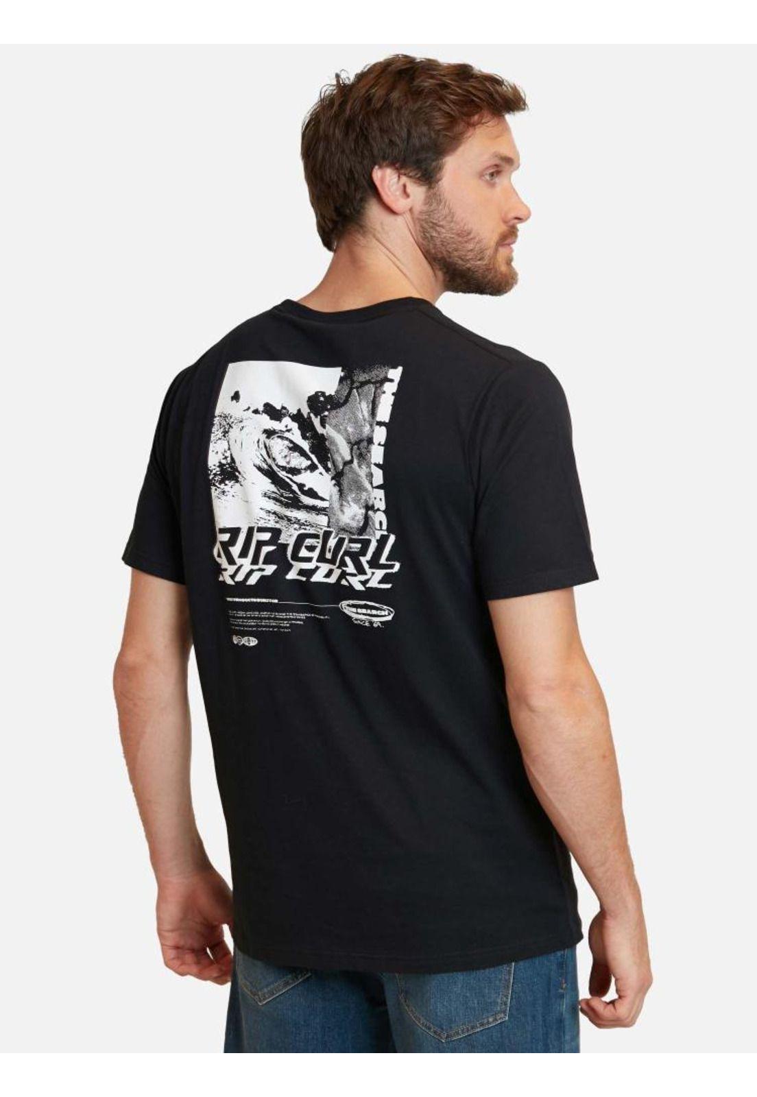 Polera Made For The Search Negro Hombre Rip Curl-1