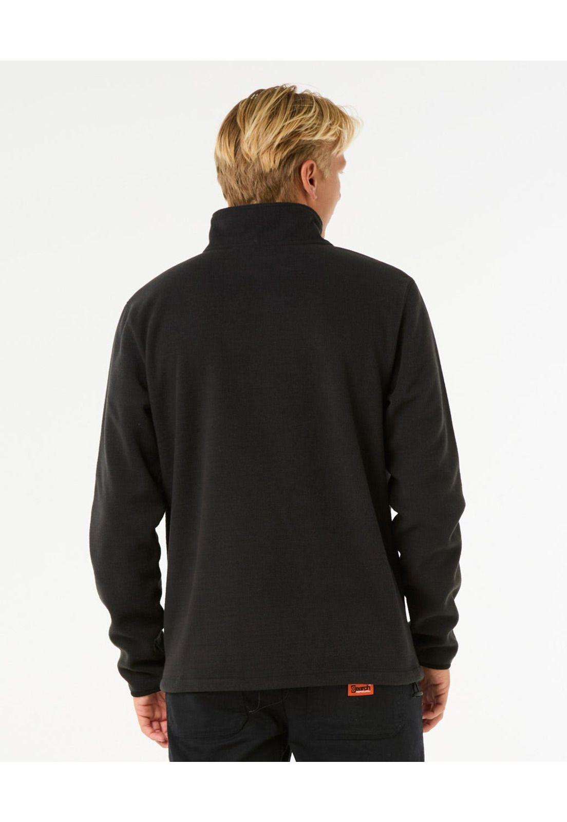 Poleron Micropolar Search Fleece Crew Negro Hombre Rip Curl-2