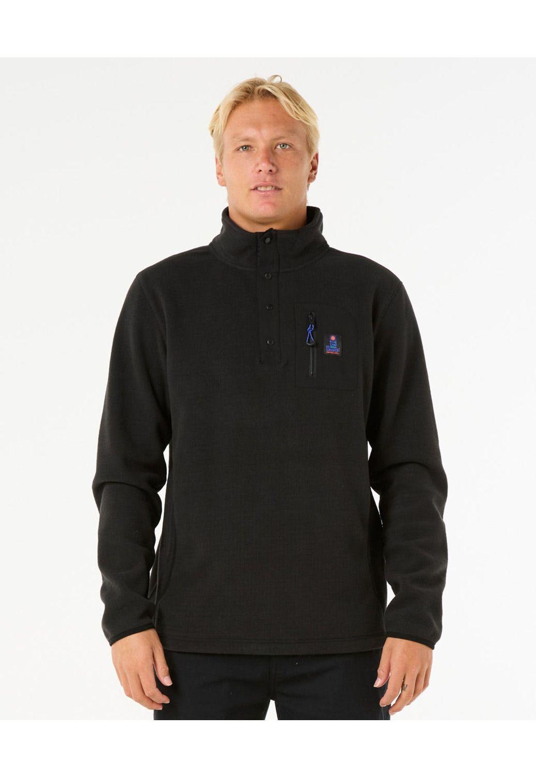 Poleron Micropolar Search Fleece Crew Negro Hombre Rip Curl-4