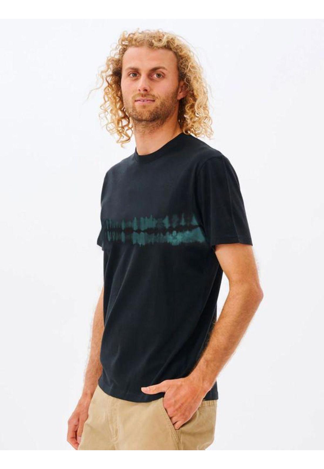 Polera Medina Tie Negro Hombre Ripcurl-1