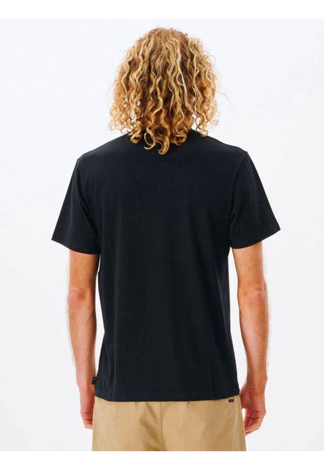 Polera Medina Tie Negro Hombre Ripcurl-2