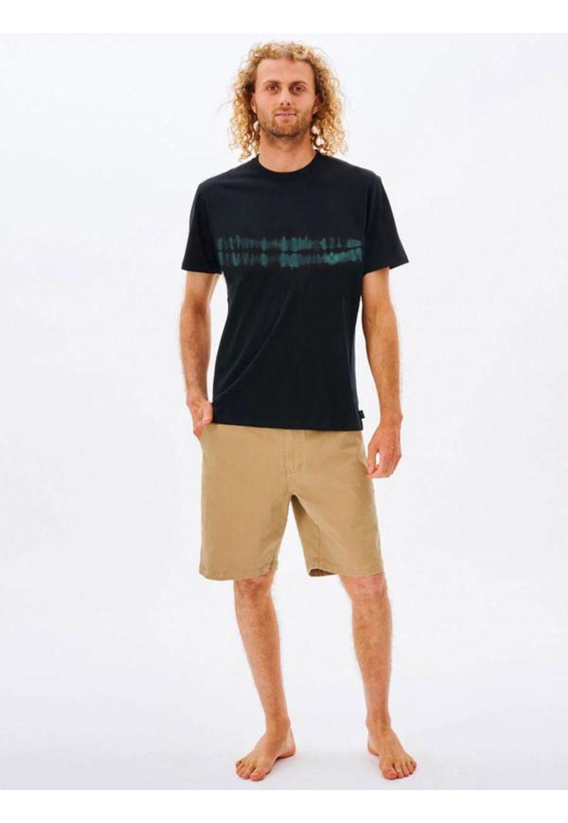 Polera Medina Tie Negro Hombre Ripcurl-3