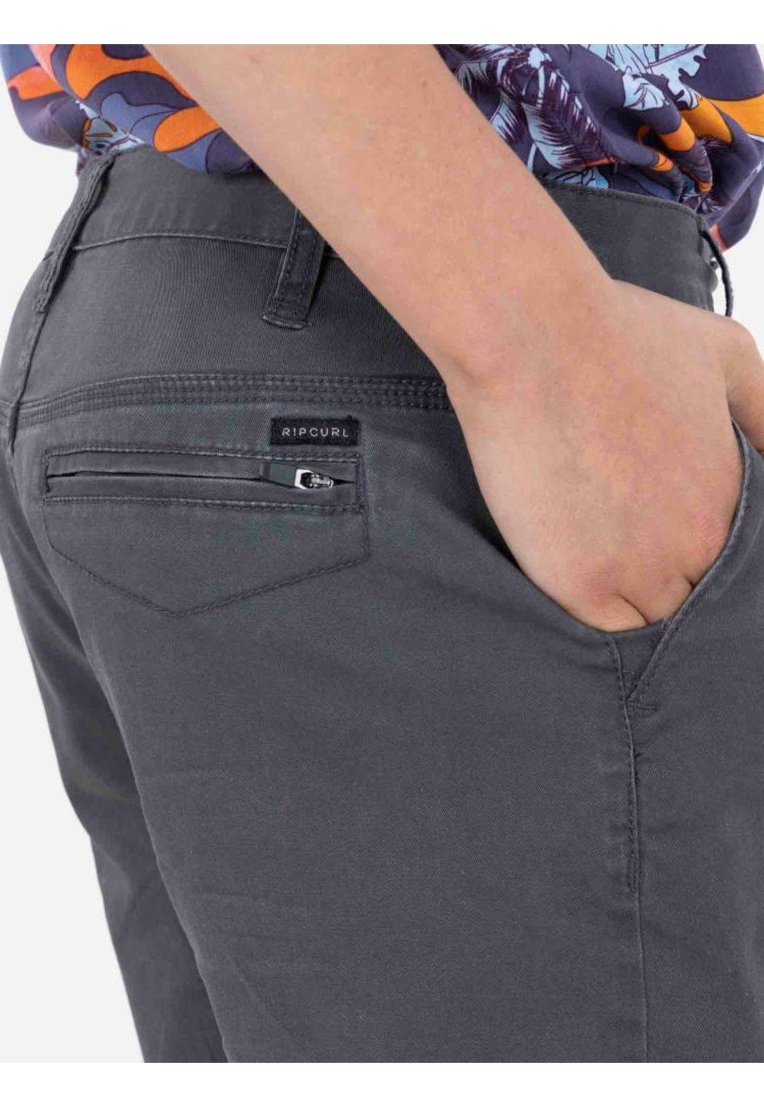 Short CHINO JR Juvenil Gris Rip Curl-1