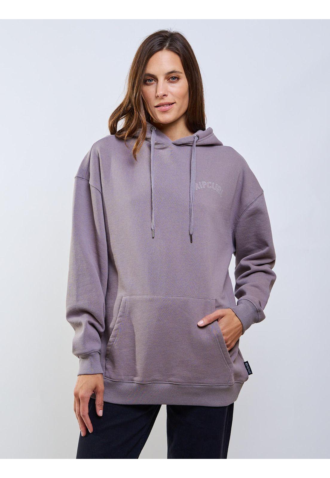 Poleron Canguro Solar Beige Mujer Rip Curl-0