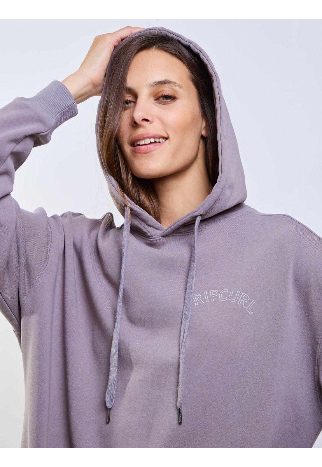 Poleron Canguro Solar Beige Mujer Rip Curl-4