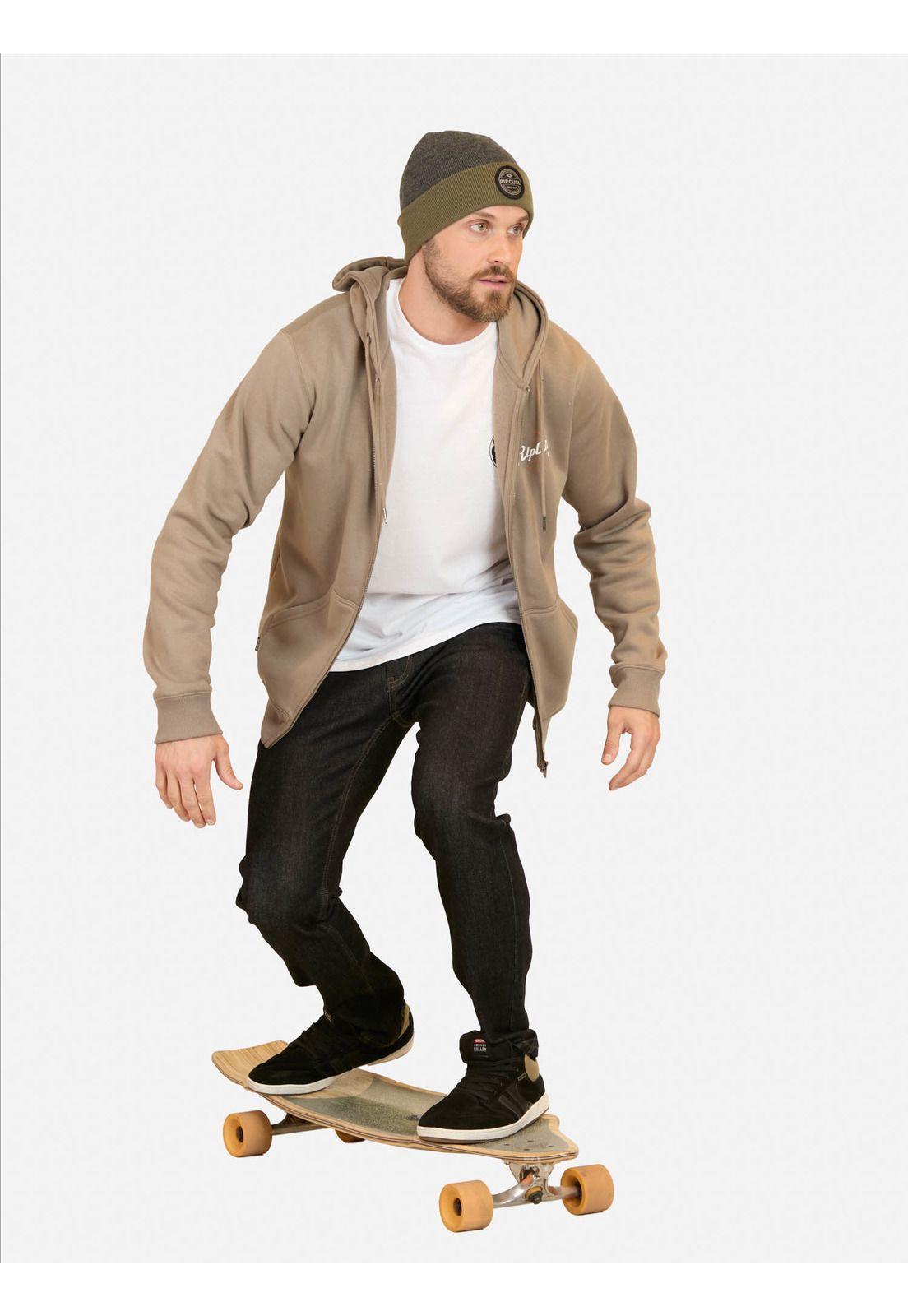 Poleron FZ Curlxtreme Café Hombre Rip Curl-3
