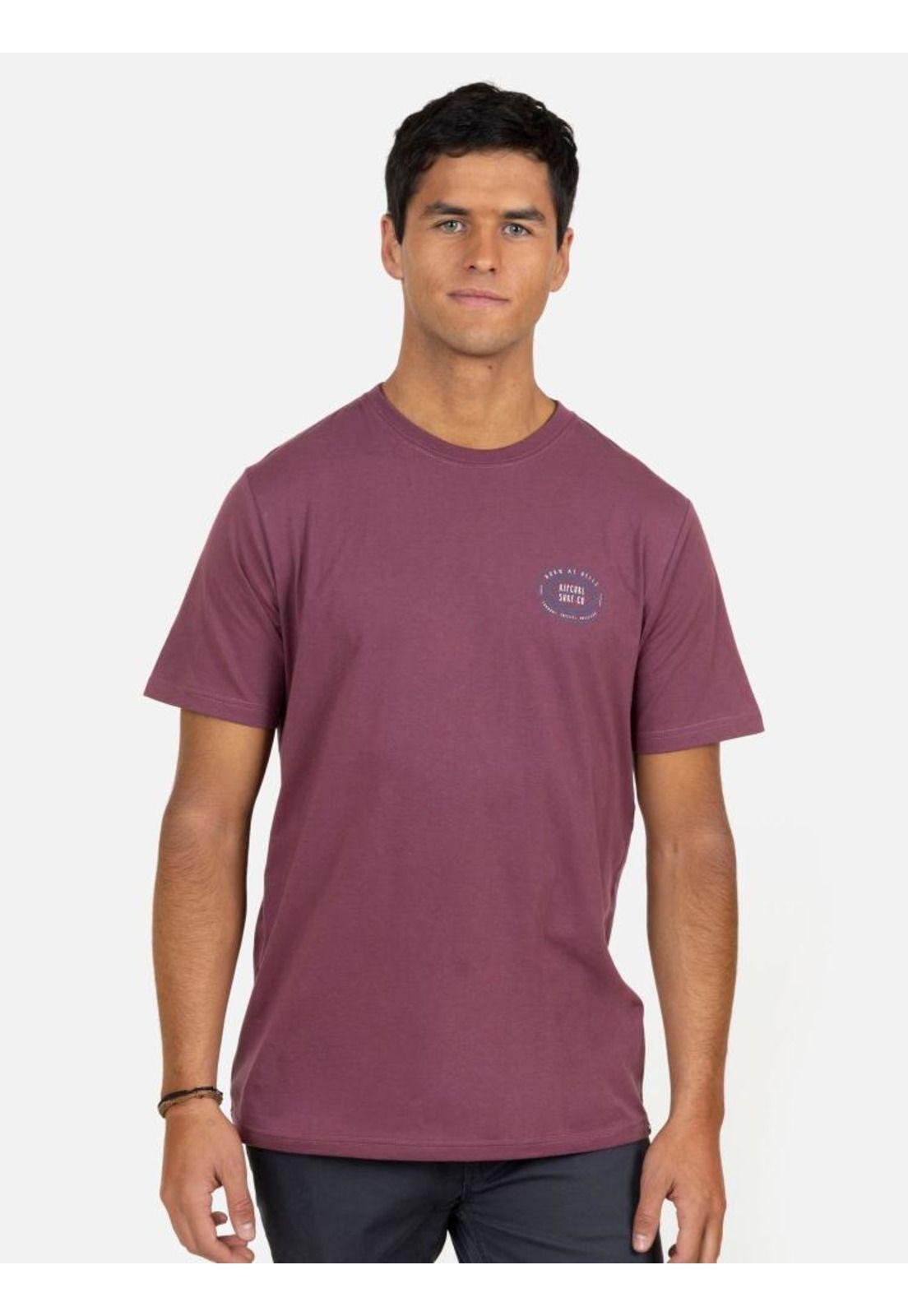 Polera Hombre 6P179-MV22 Burdeo Rip Curl-0